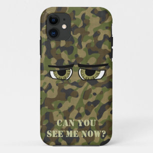Coque Case-Mate Pour iPhone Drôle Yeux Camouflés, Militaire, Chasseurs, Armée