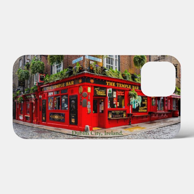 Coques Case-Mate iPhone Dublin city Ireland, Temple Bar Irish pub (Verso (horizontal))