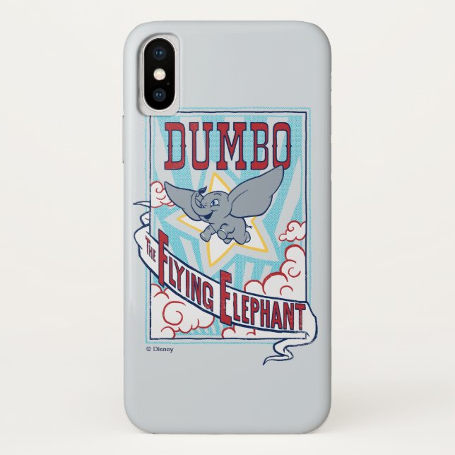 Coques Case-Mate iPhone Dumbo| L'éléphant volant, l'art du cirque (Dos)
