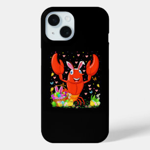 Coque Pour iPhone 15 Easter Crawfish Bunny Oeuf Chasse Crawfish Pâques