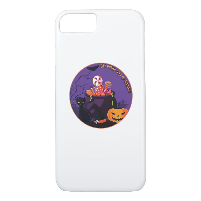 Coques Case-Mate iPhone Eat Drink And Be Meowy Cute Casual (Dos)