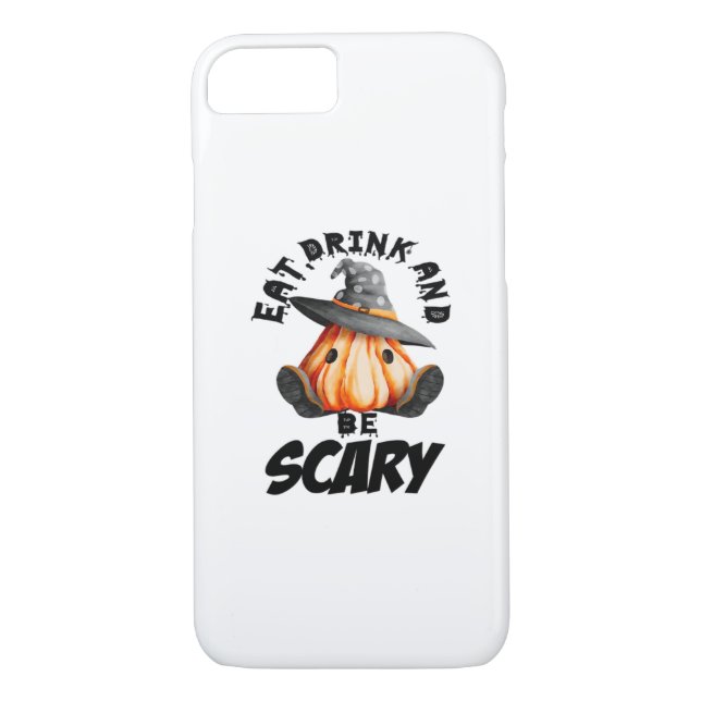Coques Case-Mate iPhone Eat Drink And Be Scared Retro Cool (Dos)