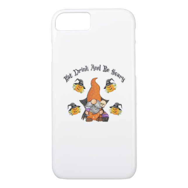 Coques Case-Mate iPhone Eat Drink And Be Scary Basic Casual (Dos)