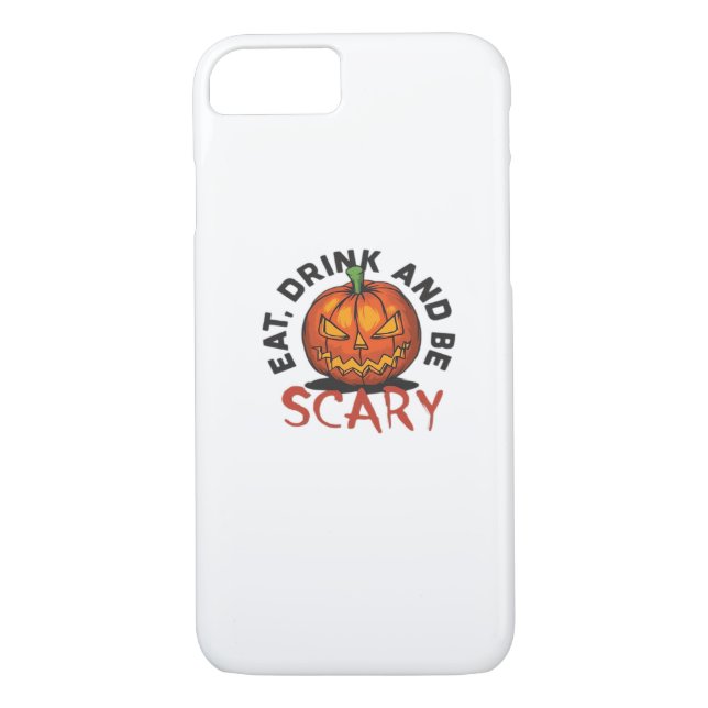Coques Case-Mate iPhone Eat Drink And Be Scary Halloween Design (Dos)