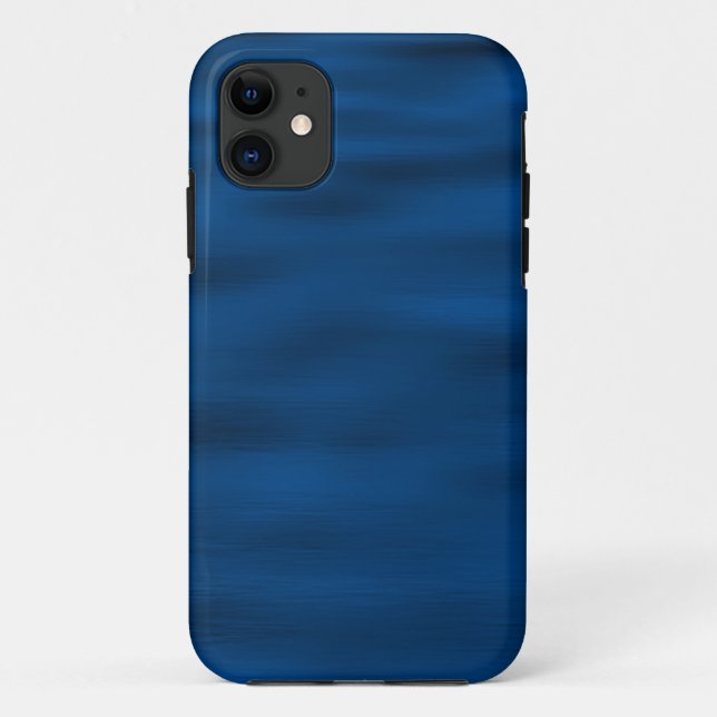 Coques Case-Mate iPhone Eau Bleue Foncé Ondes (Dos)