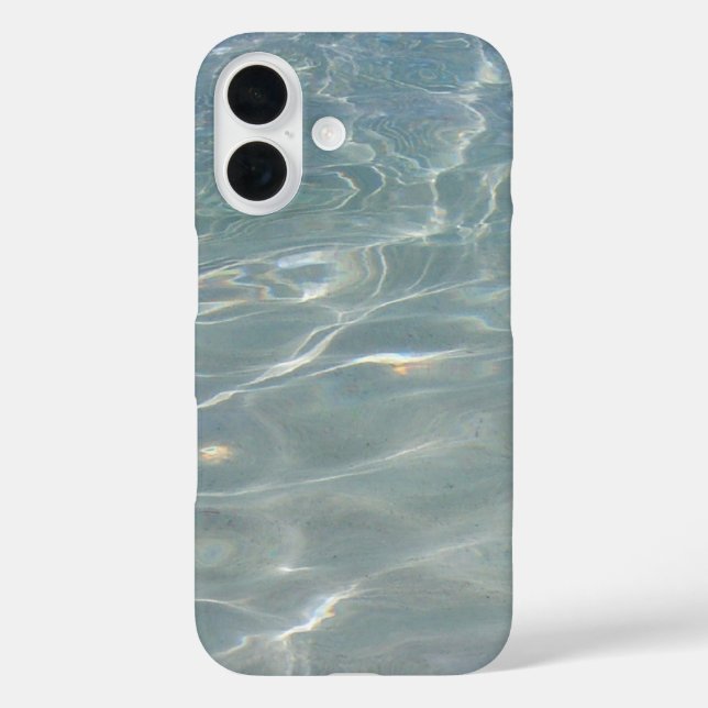 Coques Case-Mate iPhone Eau des Caraïbes Bleu Abstrait Nature (Verso)
