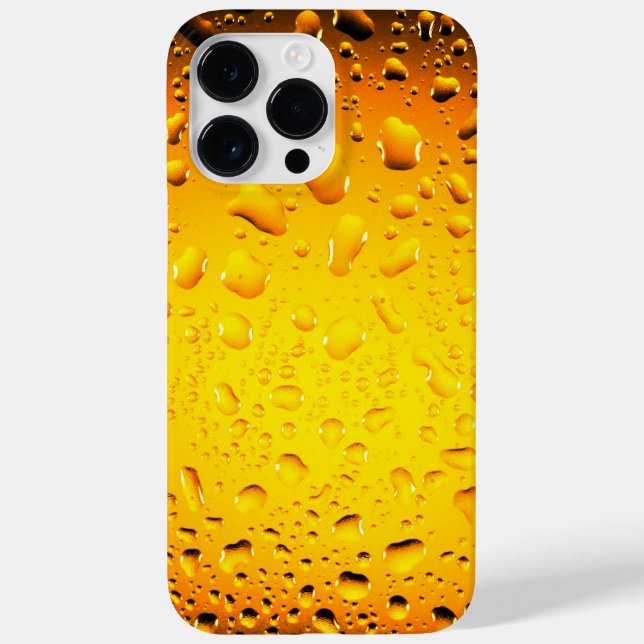 Coques Case-Mate iPhone Eau jaune Cool élégant goutte bière (Verso)