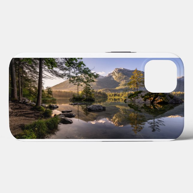 Coques Case-Mate iPhone Eau | Lac Hintersee Berchtesgaden Allemagne (Verso (horizontal))