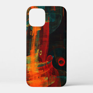 Case-Mate iPhone Case Eau Orange Rouge Bleu moderne Art Abstrait Motif