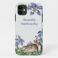 Eau Vintage de lapin bleu élégant