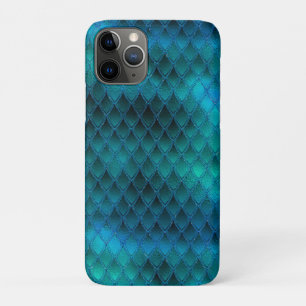 Case-Mate iPhone Case Écailles de dragon sarcelle scintillante et paille