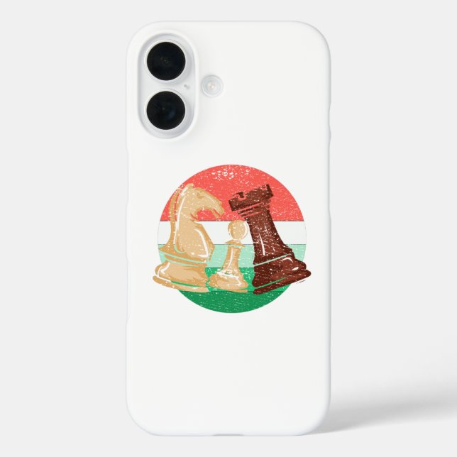 Coques Case-Mate iPhone Échecs - Échecs Pièces Joueur d'échecs Cadeau (Verso)