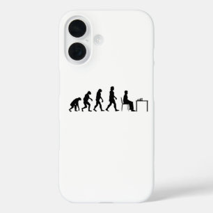 Coque Pour iPhone 16 Échecs - Évolution du joueur d'échecs