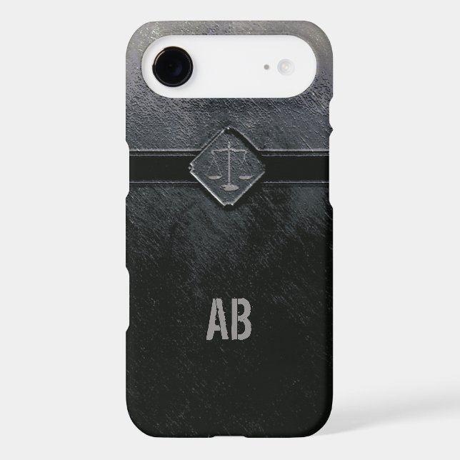 Coques Case-Mate iPhone Échelles de monogramme de justice (Verso)