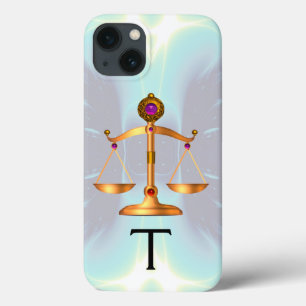 Case-Mate iPhone CASE ÉCHELLES D'OR DE LA LOI AVEC GEM STONES MONOGRAMME