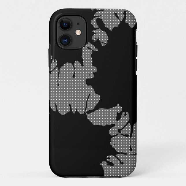 Coques Case-Mate iPhone éclaboussures noires (Dos)