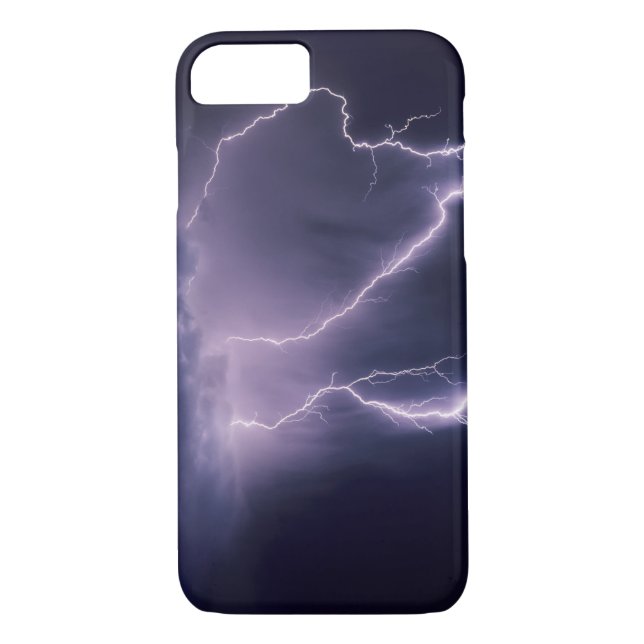 Coques Case-Mate iPhone Éclair au-dessus de Salt Lake Valley, Utah. (Dos)