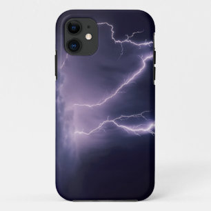 Coques Pour iPhone Éclair au-dessus de Salt Lake Valley, Utah.