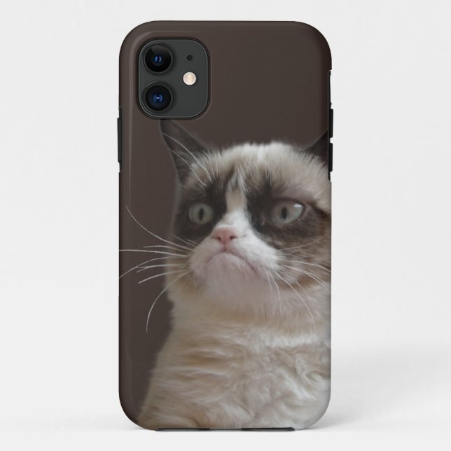 Coques Case-Mate iPhone Éclat de chat grincheux (Dos)