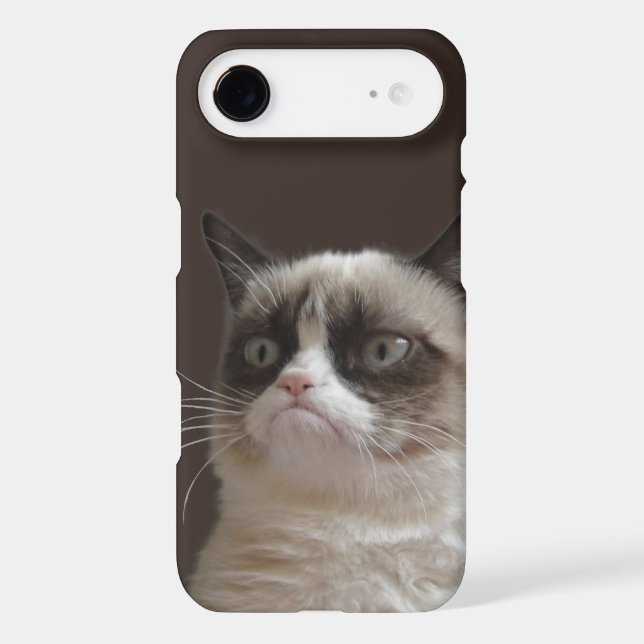 Coques Case-Mate iPhone Éclat grincheux de chat (Verso)