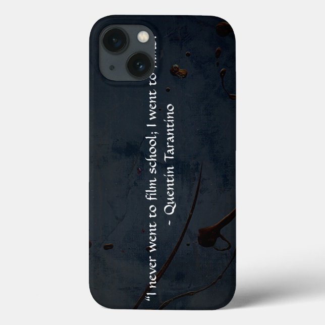 Coques Case-Mate iPhone École de cinéma - Quentin Tarantino (Verso)