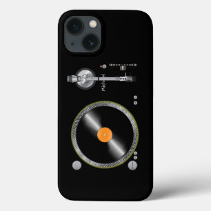 iPhone 13 Case École de vinyle de Tourne-disque vieille