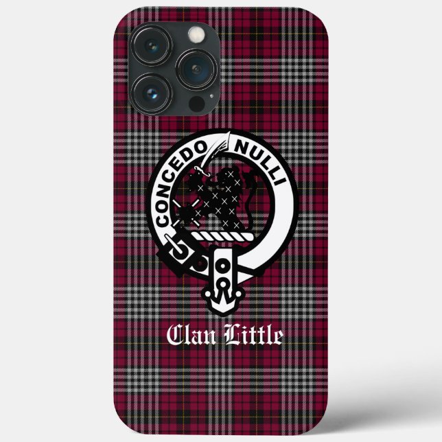 Coques Case-Mate iPhone Écosse Clan Little Crest Badge et Tartan Custom (Verso)