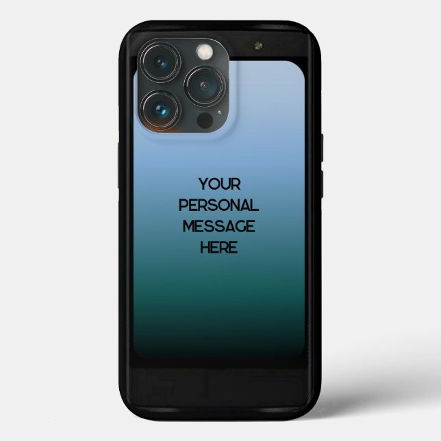 Coques Case-Mate iPhone Écran Faux Cellulaire Personnalisé (Verso)