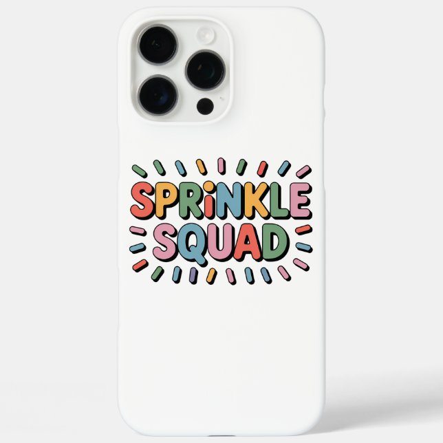 Coques Case-Mate iPhone Écrasage | Saupoudrer bébé (Verso)