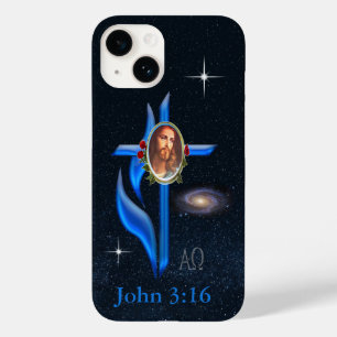 Coque Pour iPhone 14 Écriture Jean 3;16