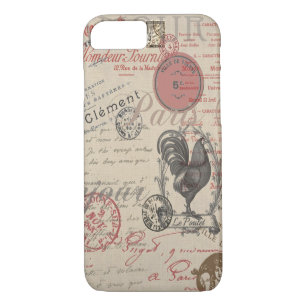 Case-Mate iPhone Case Écriture vintage de français Paris Typographie de