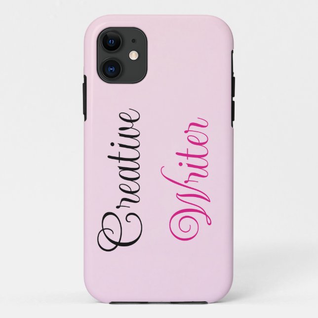 Coques Case-Mate iPhone Écrivain créatif Pastel Pink (Dos)