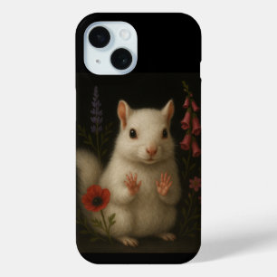 Coque Pour iPhone 15 Écureuil blanc