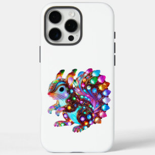 Coques iPhone 16 Pro Max Écureuil coloré - Le Whimsy de la nature en Col vi
