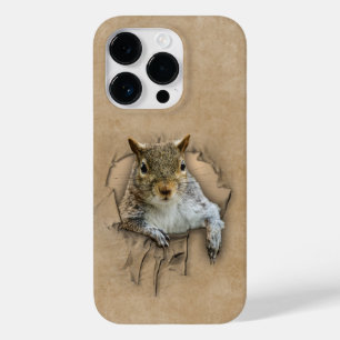 Coque Pour iPhone 14 Pro Écureuil de chemise arraché