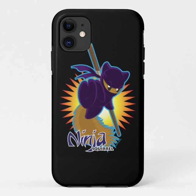 Coques Case-Mate iPhone Écureuil de Ninja (Dos)