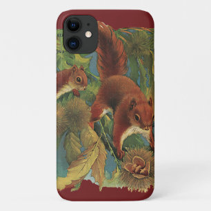 Etui iPhone Case-Mate Écureuils vintages, créatures de forêt, animaux