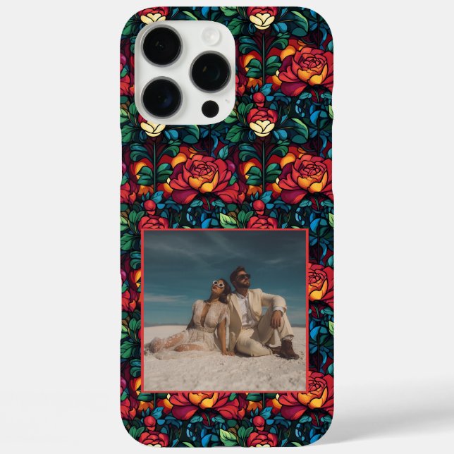 Coques Case-Mate iPhone Edgy Maid Of Honor Gift Rose Flower Photo  (Verso)