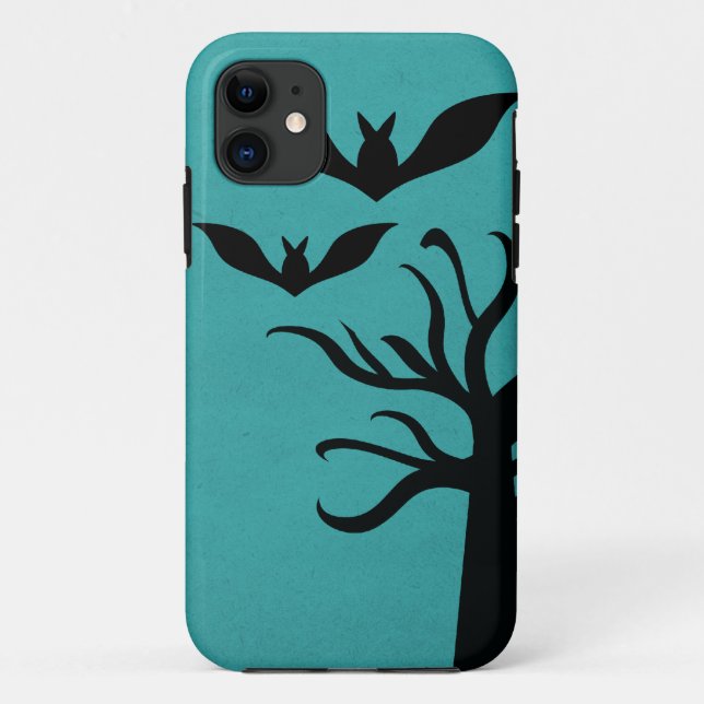 Coques Case-Mate iPhone Eerie Bats iPhone 5 BT Coque, Aqua (Dos)