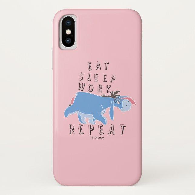 Coques Case-Mate iPhone Eeyore| Répéter le travail du sommeil (Dos)