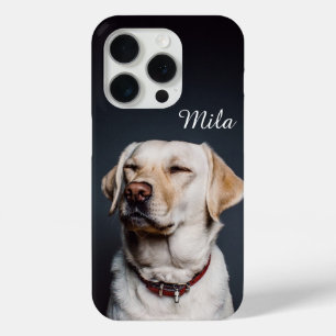 Coque iPhone 15 Pro Effacer le boîtier de téléphone avec animal de com