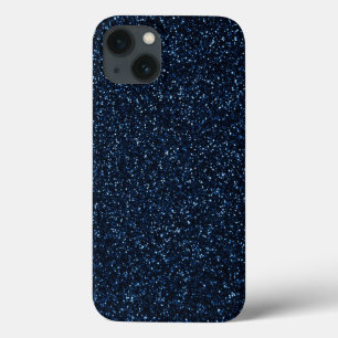 Coques Pour iPhone Effet Parties scintillant bleu