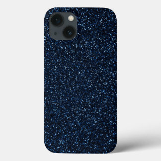 Coques Pour iPhone Effet Parties scintillant bleue