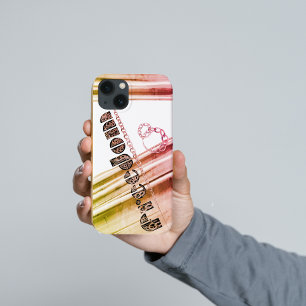 Case-Mate iPhone Case Effets métalliques multicolores écrits avec c