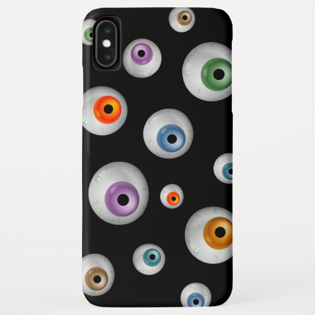 Coques Case-Mate iPhone Éffrayant Zombie Blooshot Eyeballs Noir (Dos)