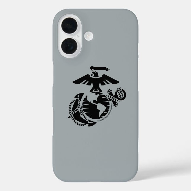Coques Case-Mate iPhone EGA à une couleur - Noir (Verso)