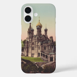 Coque Pour iPhone 16 Église orthodoxe russe à Moscou