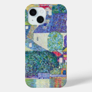 Coque Pour iPhone 15 Eglise St Wolfgang par Gustav Klimt, Art Victorien