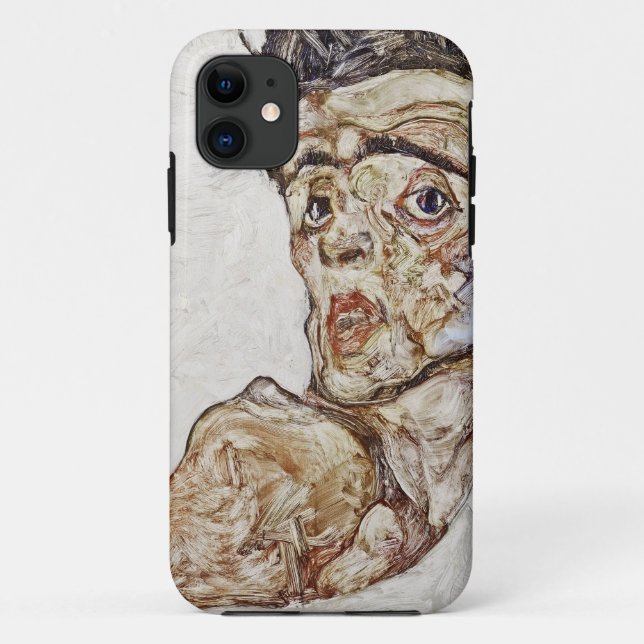 Coques Case-Mate iPhone Egon Schiele - autoportrait avec l'épaule (Dos)