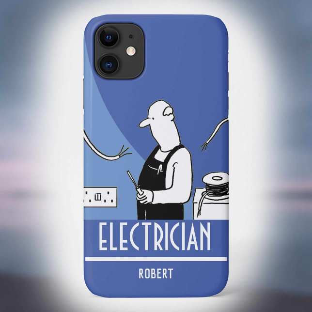 Coques Case-Mate iPhone Électricien électrique au travail (Créateur téléchargé)